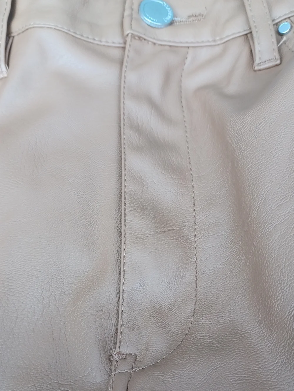 Blanknyc The Baxter Vegan Leather Jeans.Camel Color. Sz. 27. High Rise. EUC! - Picture 9 of 11